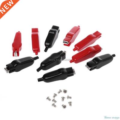 For 10Pcs/Set 20A Insulated Sheathed Alligator Crocodile Cli