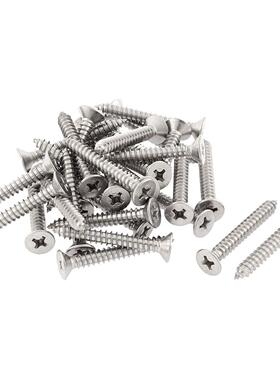 4.2mmx32mm Phllps Flat Head Self Tappng Screws 30 Pcs