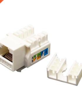 2Pcs CAT6 Network Module Information Socket RJ45 Connector A