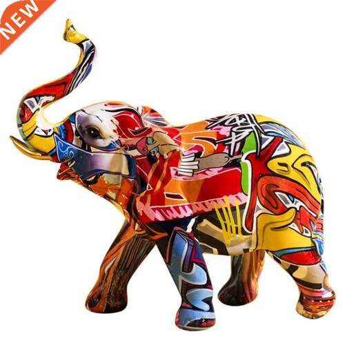 Cor Elephant Sculpture Modern Home Decoration Creative Res