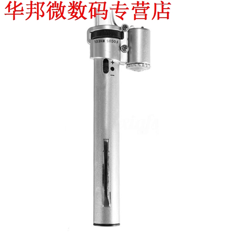 100X Gem Sieraden 2 LED Light Microscoop Loep Zoom Pen