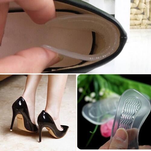 1 Pair Silicone Gel High Heel Shoes Cushions Liner Grip Foo