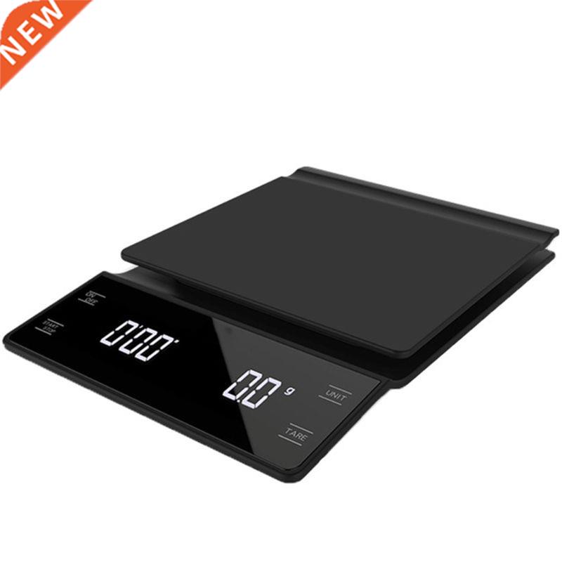 Household Electronic 3kg/0.1g Drip Coffee Scale with Timer H