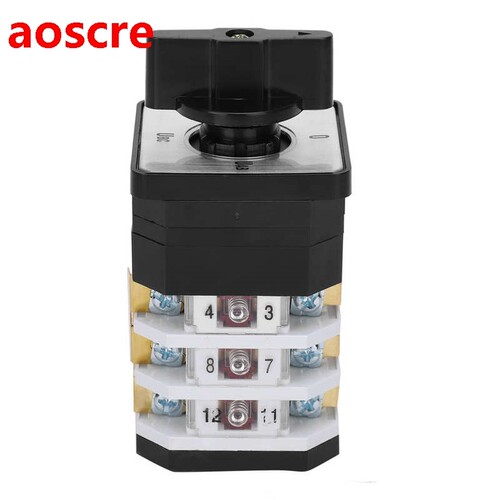 Universal Electric Cam Switch Rotary Switches LW12D-16YH3/3