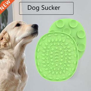Silicone Dog Lick Mat for Dogs Pet Slow Food Plate Dog Bathi