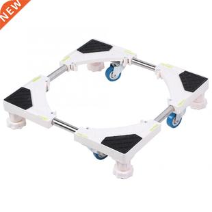 4 Feet with 4 niversal Wheels Washing Machine Base Stand Hol