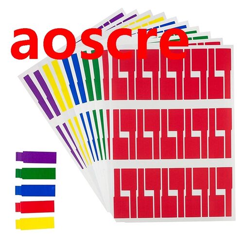 600Pcs/20 Sheets Cable Labels Tags Cable Markers Self Adhesi