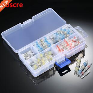 100PCS Solder Seal Wire Connectors Heat Shrink Butt Connecto