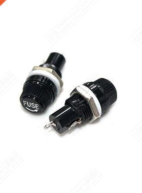 10pcs 5*20mm Fuse Holders 5X20 Black Insurance Tube Socket F