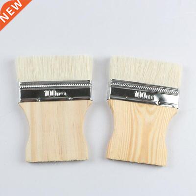 2PCS High Quality Wooden Handle Wool Brush for Wall Watercol