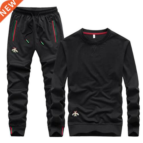 Autumn Embroidered Fashion Pant O-neck Long Sleeved Casual S