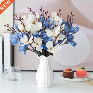 5Forks 20Heads Artificial Silk Flower Bouquet Simulation Mag