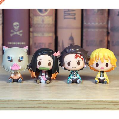 Cartoon Demon Slayer Anime Q Version Figures Toy Kamado Tanj