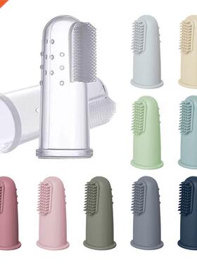 Baby Silicone Finger Toothbrush with Box Children Teeth Clea