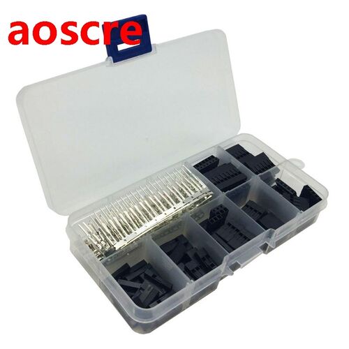 310Pcs 2.54MM Male+Female  Wire Jumper and Pin Header Socket