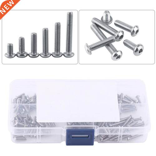 04 M2.5 Pan Head Hex Socket Screw Assortment Kit for Home O