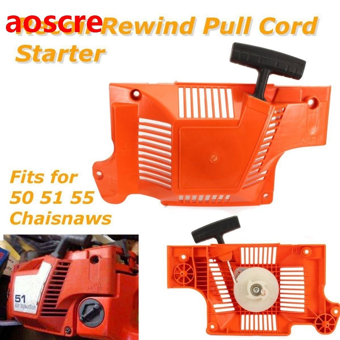 Recoil Pull Cord Rewind Starter For Husky 50 51 55 Chainsaw