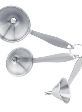3Pcs/set Stainless Steel Funnels for Transferring Oil Water