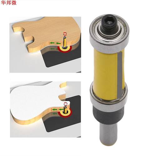 1/4		 Shank Top &Bottom Bearing Flush Trim Router