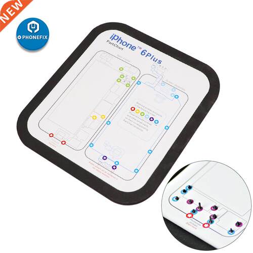 15 in 1 Magnetic Screw Keeper Screw Chart Mat For iPhone 6 6