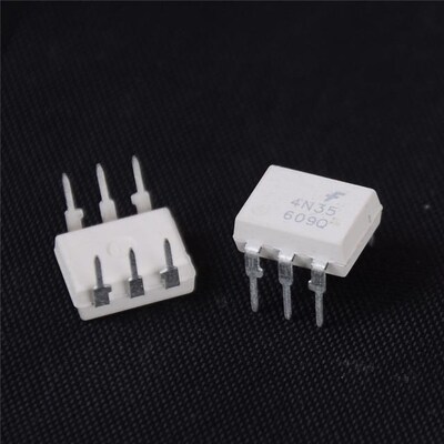 5Pcs/lot White 4N35 DIP6 DIP Photoelectric Coupler Component