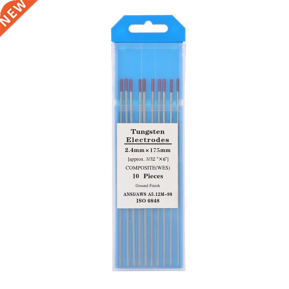 10 pcs Tig Welding Composite Tungsten Electrodes 2.4 * 175mm