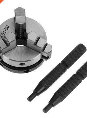 K01-50 50mm Lathe Chuck 3 Jaws Woodworking Hand Chuck with M