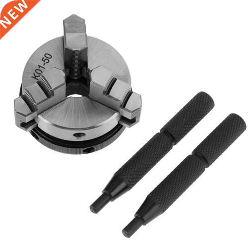 K01-50 50mm Lathe Chuck 3 Jaws Woodworking Hand Chuck with M