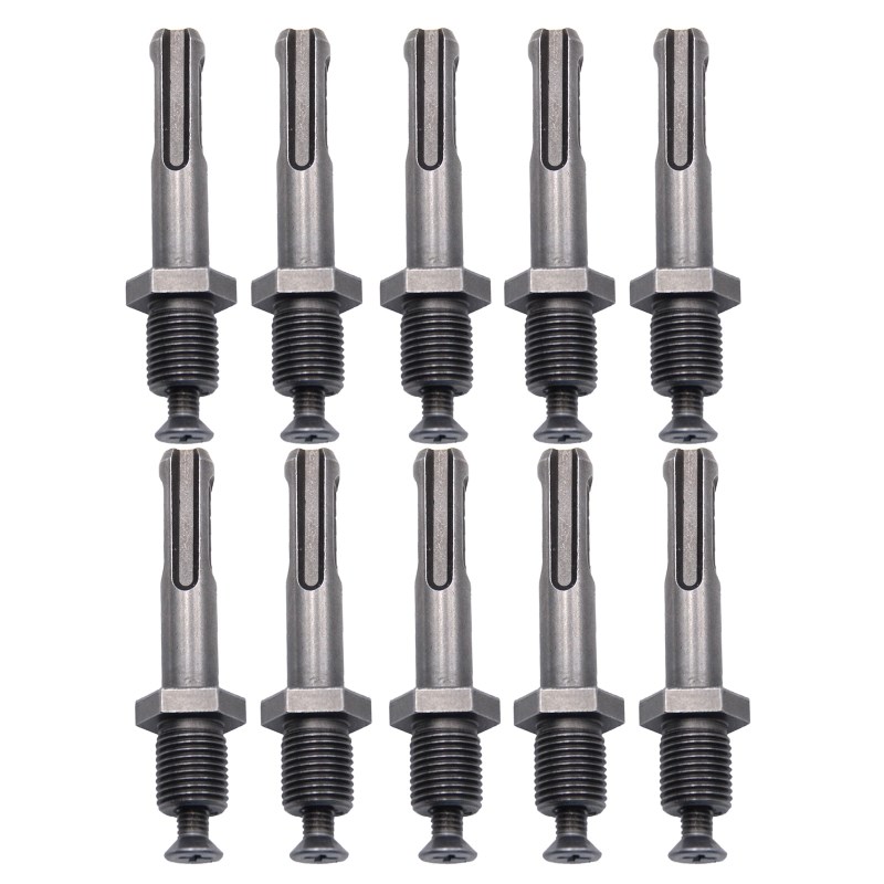 12mm Thread SDS Plus Round Shank Mandrel Adapter Connector H