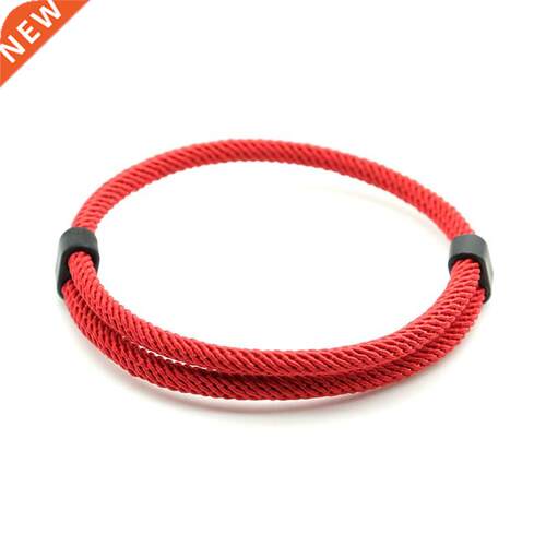 Trendy Thread Bracelet Mens Women Adjustable Red Braslet For