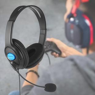 Wired Bilateral Gaming Headphone with Telescopic Microphone