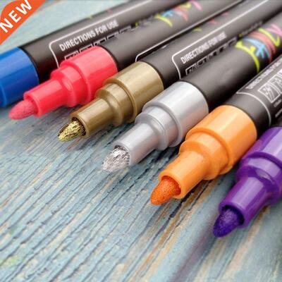 Colorful Permanent Markers Works on Plastic Wood Stone Metal