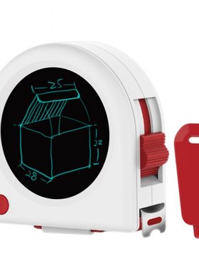5m 16ft Tape Measure with LCD Screen Writing Tablet Drawing