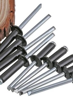 100pcs M5x20 Black Aluminum Pop Blind Rivet Core Pulling Dec