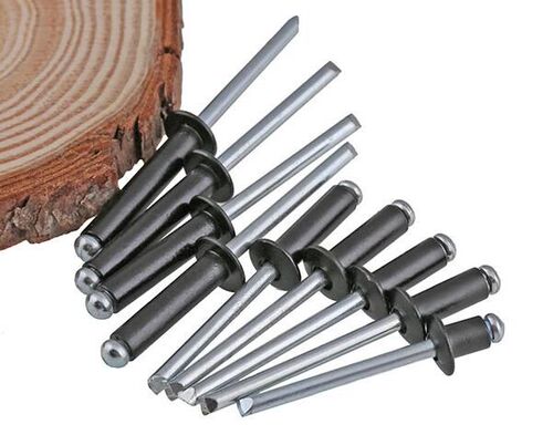 100pcs M5x20 Black Aluminum Pop Blind Rivet Core Pulling Dec