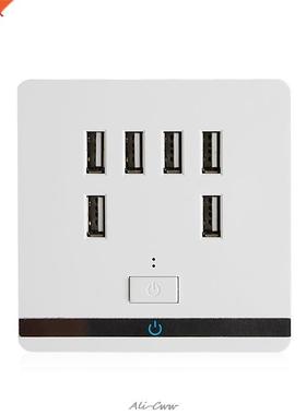 Prise murale USB 3,4a 6 ports | Prise murale, chargeur, pris