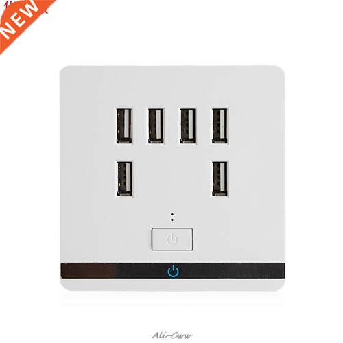Prise murale USB 3,4a 6 ports | Prise murale, chargeur, pris