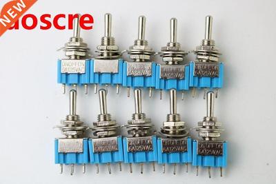 10pc/LOT Blue Mini MTS-102 3-Pin SPDT ON-ON 6A 125VAC Miniat