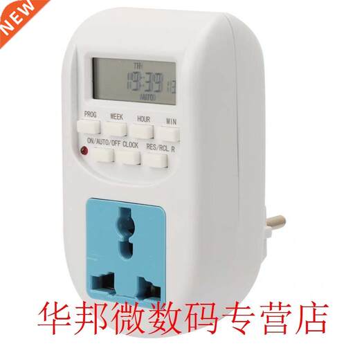 Digital Display EU Plug Programmable Precise Energy Saving S