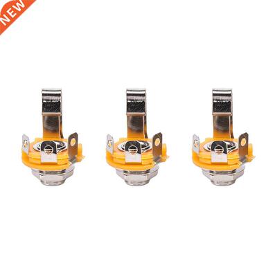 10 Pcs Nickel 6.5mm 1/4 Inch Mono TS Panel Chassis Mount Ja