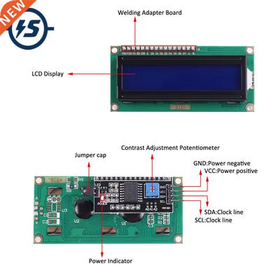 LCD1602A Adapter Board IIC/I2C Interface 1602 LCD Module wit