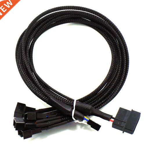 40CM One Point Five Computer Fan Connecting Line Big 4Pin To