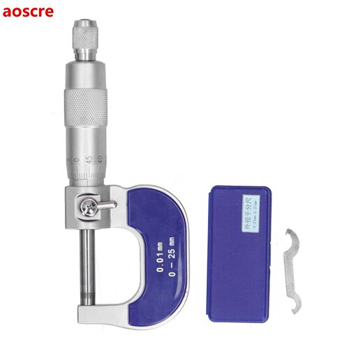 Spiral Micrometer Stainless Steel Micrometer Gauge Micromete