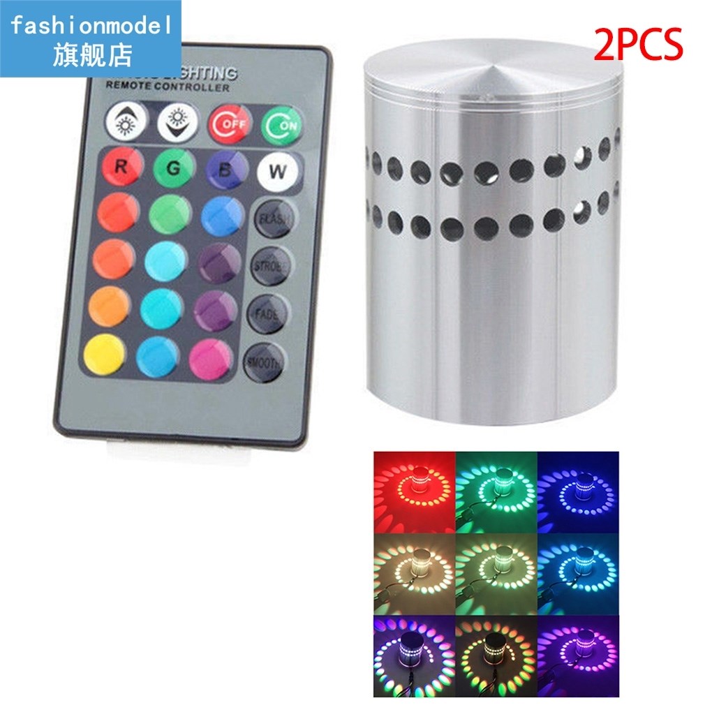 2 Pieces Spiral Aluminum LED Wall light Home Decoration Bedr