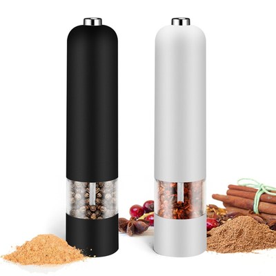 Electric Pepper Grinder Salt Spice Herbal Containers With LE