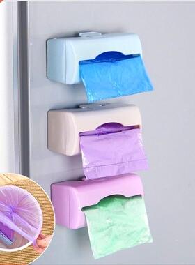 Garbage Bag Storage Box Wall Mounted Trash Bags Holder Kitch