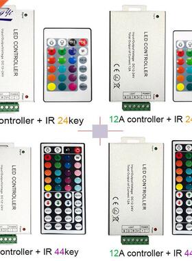 12A 24A 144W 288W 24key 44key DC12-24V IR wireles Remote Le