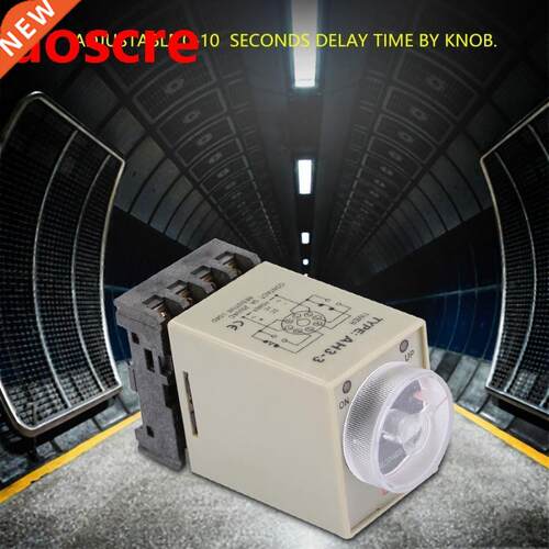 AH3-3 0-10 Seconds Time Relay Knob Control Timer Relay Delay