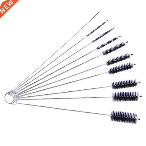 10PCS Nylon Brush Bottle Brushes Kit Pipe Bong Cleaner Glass