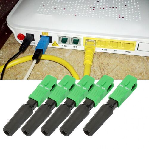100pcs  FTTH SC/APC Optic Fiber Connector SC APC single-mode